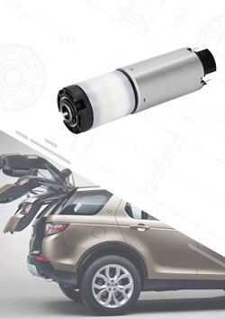 須大批量定制的汽車電動尾門電機12V2.2 N.m行星齒輪直流電機