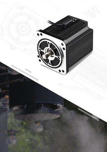 農業工業中的霧化冷卻設備電機220V274.1W無刷直流電機